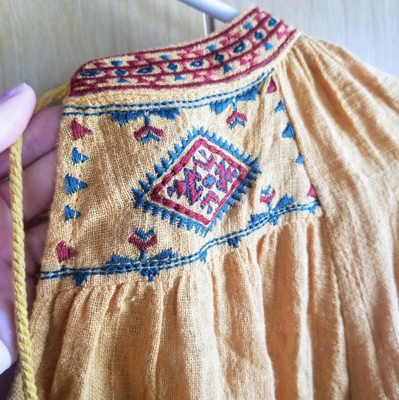 JODIFL Embroidered Yellow Tunic - Picture 5 of 8